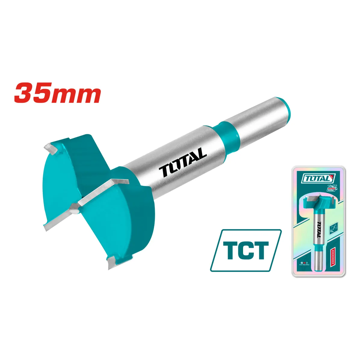 Total TAC180351 35mm Forstner Drill Bit