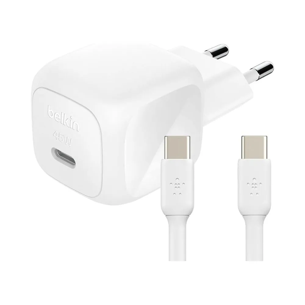 Belkin 45W Compact USB Charger with USB-C Cable