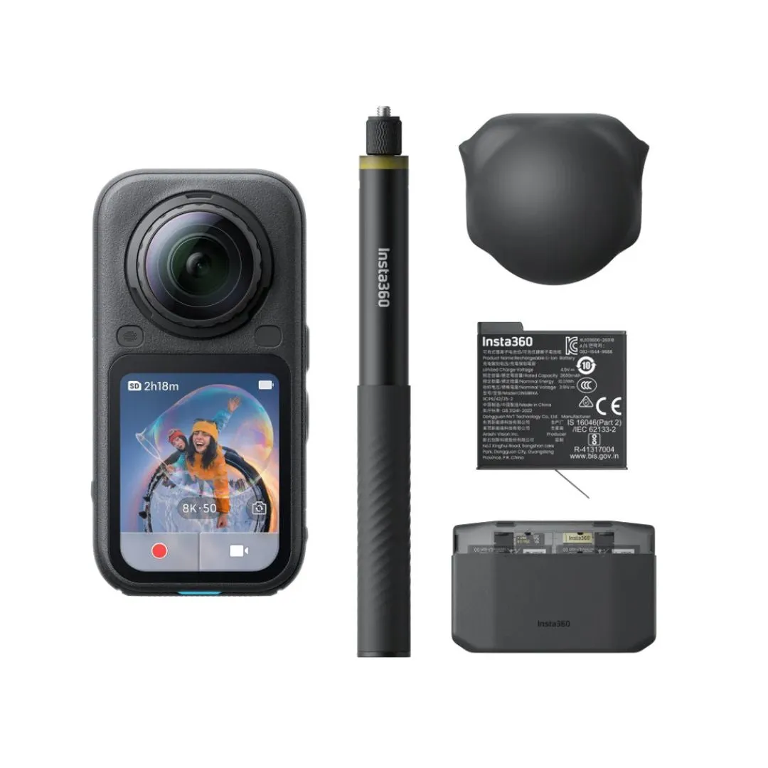 Insta360 X6 8K Action Camera Essentials Bundle