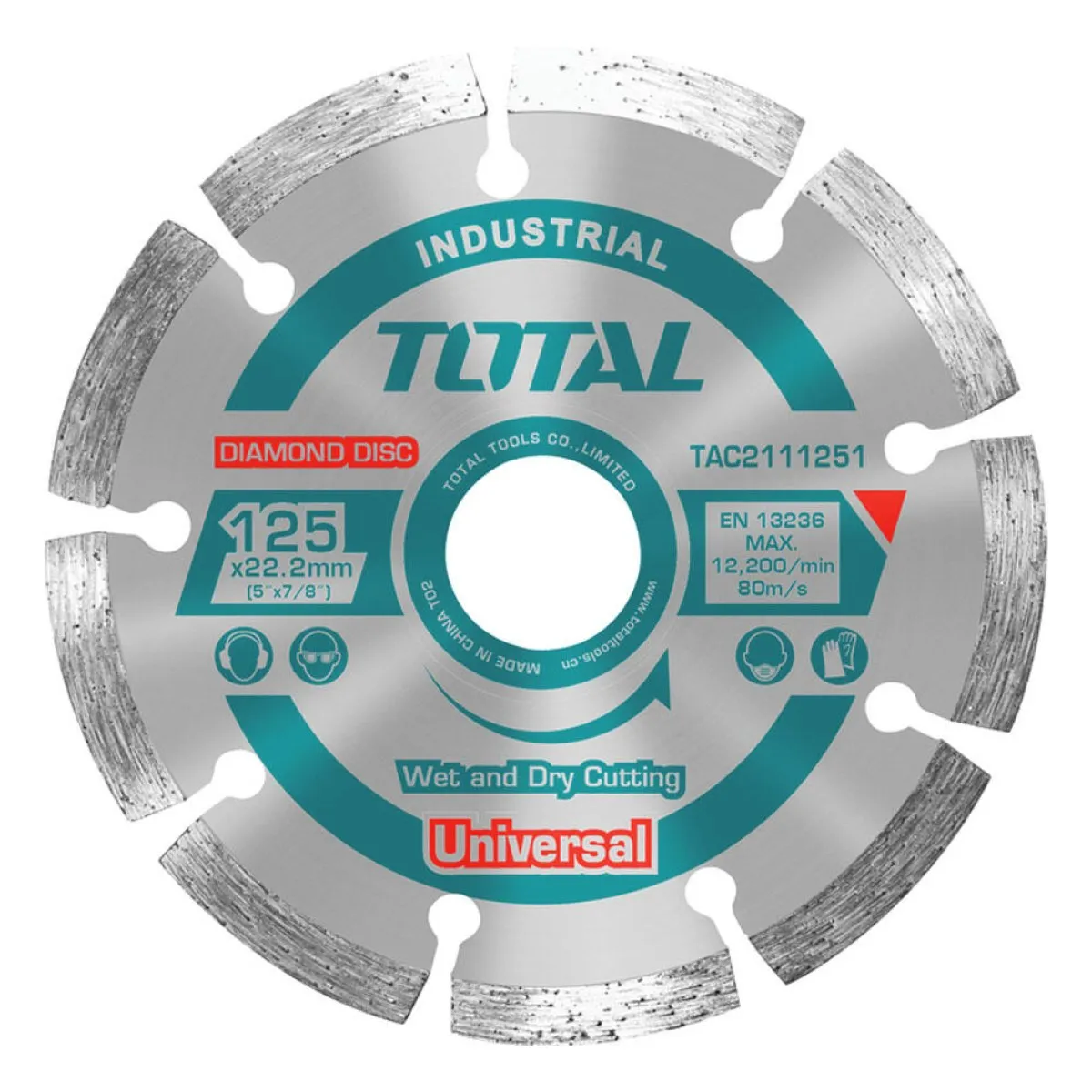 Total TAC2111251 125mm Dry Diamond Cutting Disc
