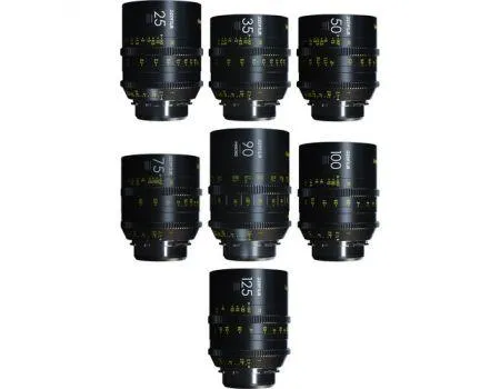 DZOFilm VESPID 7-Lens Kit B (PL Mount) 25, 35, 50, 75, 100, 125 and 90mm Macro