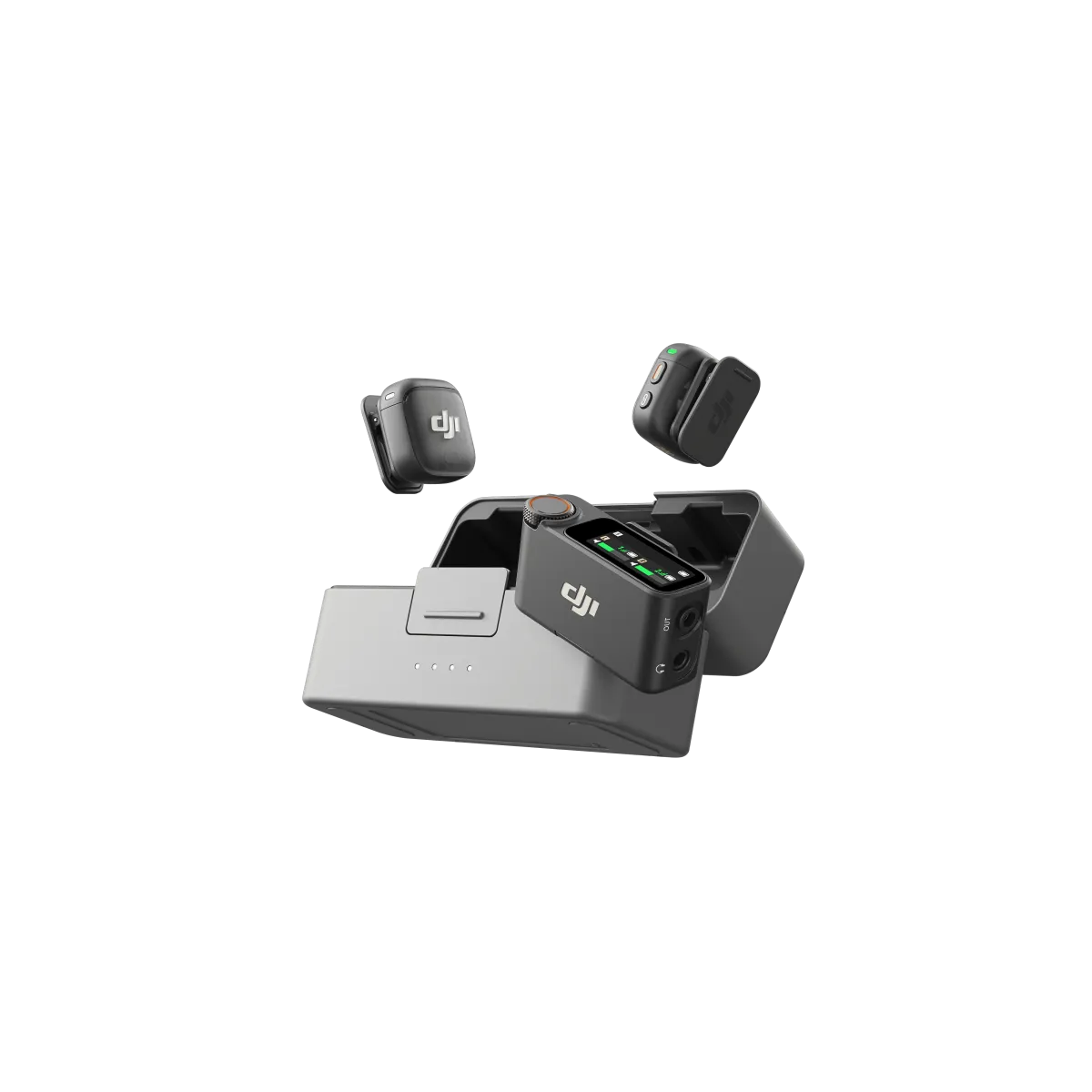 DJI Mic 3 Wireless Microphone Kit - (2 TX + 1 RX + Charging Case)