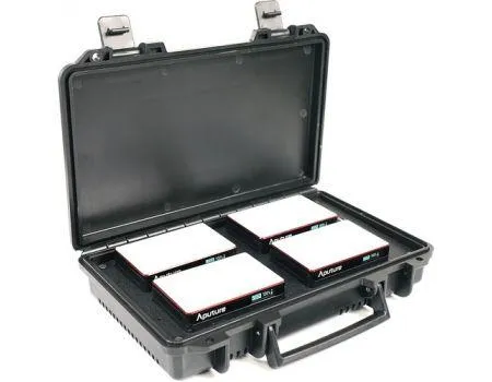 Aputure MC 4-Light Travel Kit with Charging Case