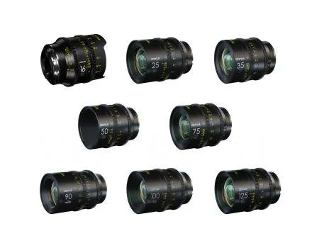 DZO Film Vespid 8-lens kit EF mount (16,25,35,50,75,100,125, 90mm Macro)