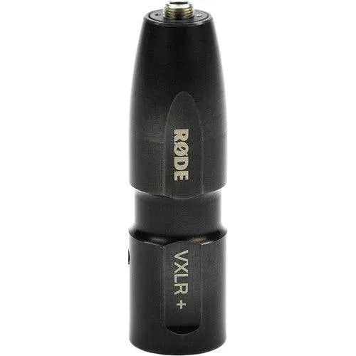 RODE VXLR+ 3.5mm TRS Female to XLR Male Adapter with Phantom Power Converter