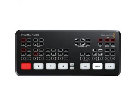 Blackmagic Design ATEM Mini Pro ISO HDMI Live Stream Switcher