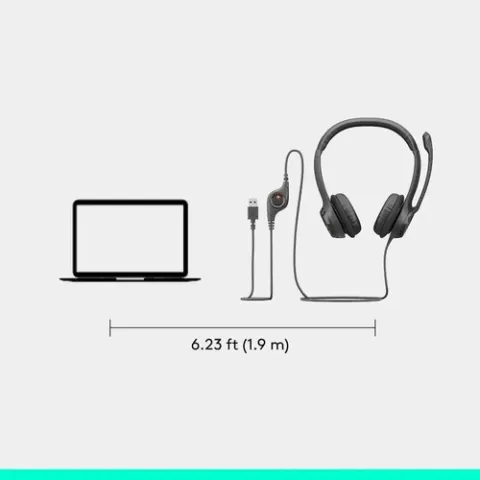 LOGITECH HEADSET H390 USB