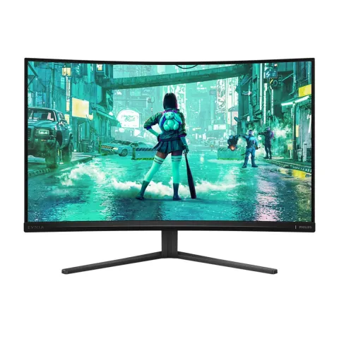 Panel Size: 31.5 inch / 80 cm
Aspect ratio: 16:9
LCD panel type: Fast VA
Backlight type: W-LED system
Pixel pitch: 0.36375 x0.36375 mm
Brightness: 300 cd/m²
Display colors: 1.07B (10bits can be achieved
through DP&HDMI@FHD 240Hz)
Color gamut (typical