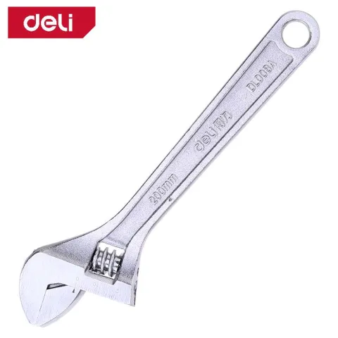 Deli 8" Adjustable Wrench - مفتاح انكليزي