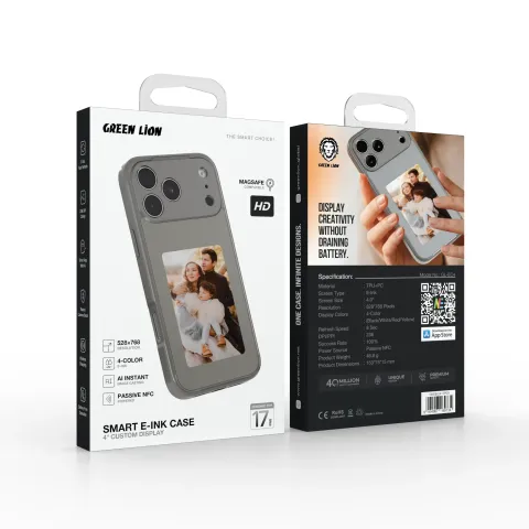 Green Lion Smart E-ink Case 4” Customer Display 17 Pro