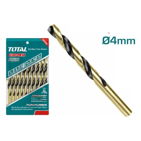 Total TAC100403 4mm HSS Drill Bit