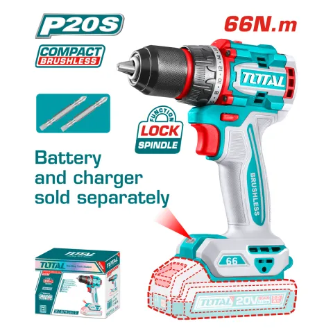 Total TDLI206681 20V Cordless Drill