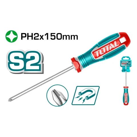 Total TSDPH2150 PH2 x 150mm Phillips Screwdriver