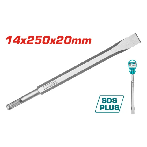 Total TAC15121411 250mm SDS Plus Flat Chisel