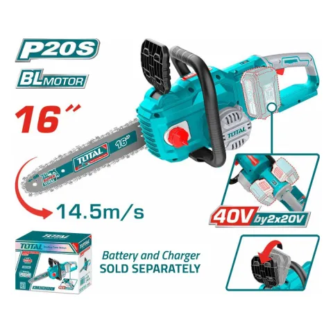 Total TGSLI40168 16-Inch Cordless Chainsaw