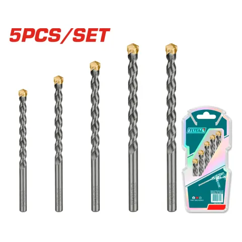 Total TACSD5055 Masonry Drill Bits, 5pcs