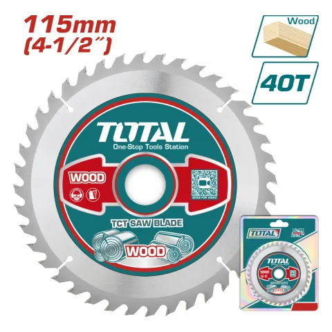 Total TAC231255 115mm 40T Wood Saw Blade