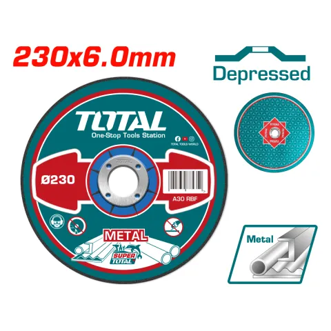 Total TAC2232301 230mm Metal Grinding Disc