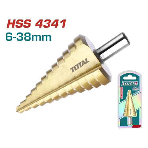 Total TAC7563801 6-38mm Step Drill Bit
