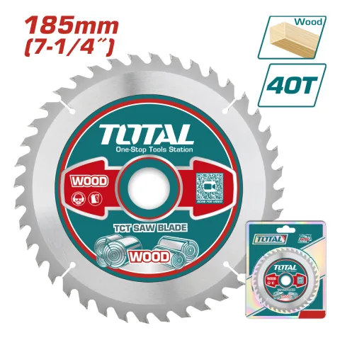 Total TAC231415 185mm 40T Wood Saw Blade