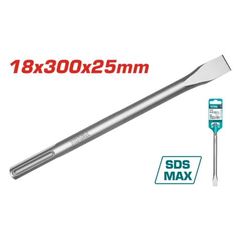 Total TAC15221811 300mm SDS Max Flat Chisel